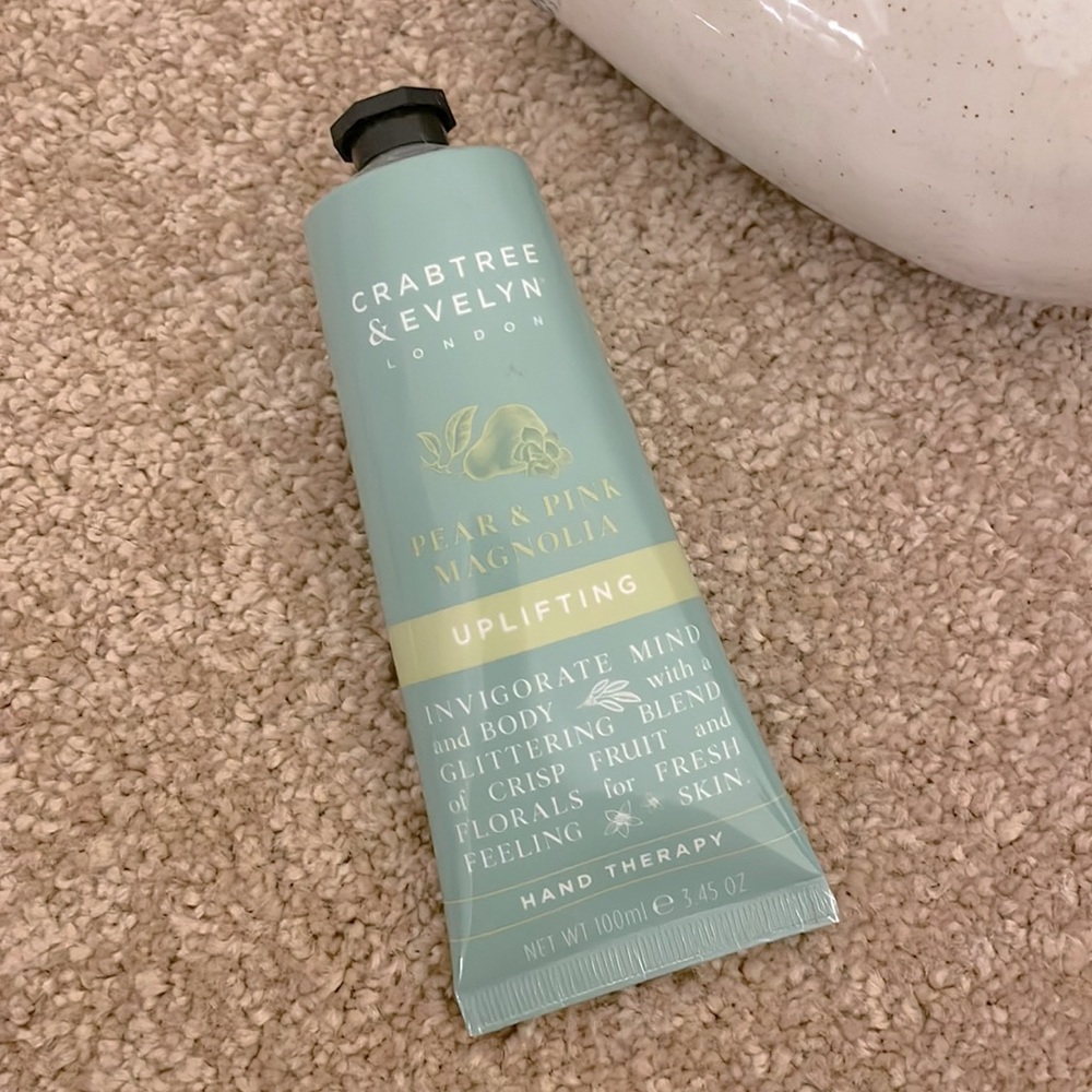 Crabtree & Evelyn PEAR & PINK MAGNOLIA Hand Therapy